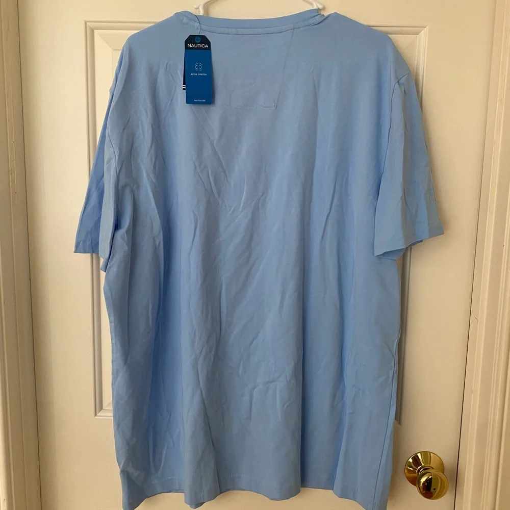 NWT Nautica Blue Short Sleeve Shirt